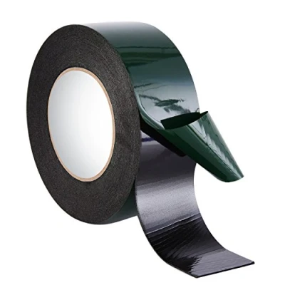 Image of 10 m (50 mm) Foam Tape Double Sided Sponge Waterproof Mounting Adhesive Roll Automotive Grade Number Plates Cars Trims, Black