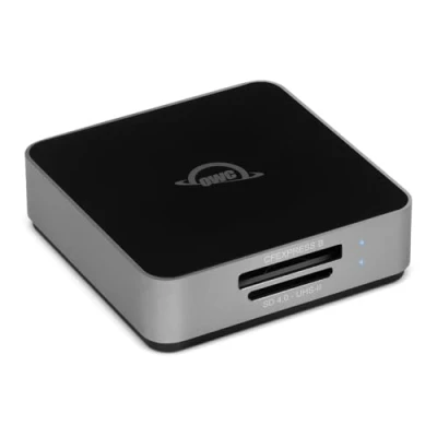 Image of OWC USB C Dual slot CFexpress Type B and SDXC UHS II Card Reader
