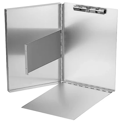 Image of Saunders 30517 Form Holder with Compartment and Intermediate Layer Silver