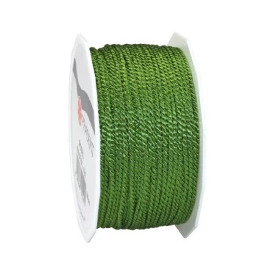 Image of C.E. Pattberg Mosel Cord in Moss Green, 55 Yards of Braided for Gifts, Parcels &amp; Presents, 0.08 inches Width, Accessories Decoration and Handicrafts, Tearproof Tape Gift Wrapping