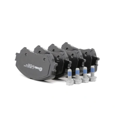 Image of 410606124R, 7711946205 brake pad set BREMBO P 68 067 excl. wear warning contact with caliper screws without accessories RENAULT: Megane 4