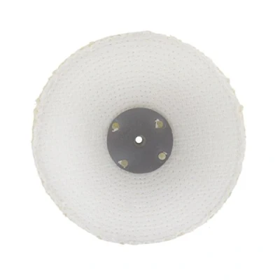 Image of Coarse Sisal Fast Cut Buffing Polishing Mop 8&quot; x 2&quot; 4 Section 1st Stage Metal