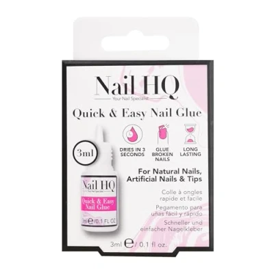 Image of Nail HQ Quick &amp; Easy Glue 3ml