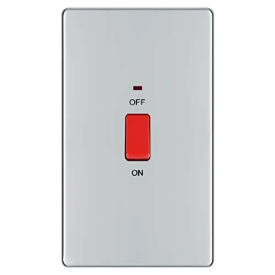 Image of BG Electrical Double Pole Large Cooker Control Unit with a Power Indicator