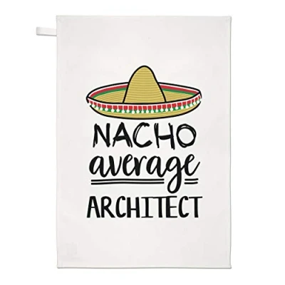 Image of Nacho Average Architect Tea Towel Dish Cloth