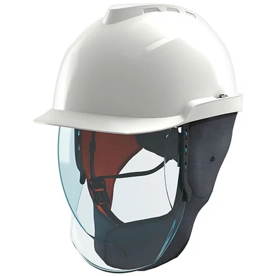 Image of V Gard 950 Class 2 Electrician Helmet Set White