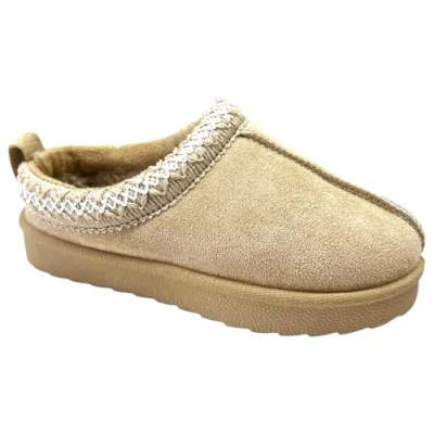 Image of sole london KIDS WARM FAUX FUR LINED INFANTS CHILDRENS SLIP ON SLIPPERS SHOES BOOTS