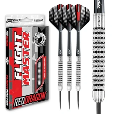 Image of RED DRAGON Fury 2: 23g Flightmaster Tungsten Darts Set with Flights and Stems