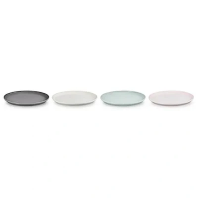 Image of Le Creuset Stoneware Set of 4 Coupe Collection 22cm Side Plates