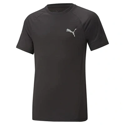 Image of Puma Unisex Evostripe B Tee, Black, 164 UK