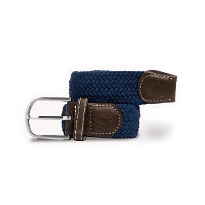 Image of Swole Panda Recycled Woven Adjustable Belt Large Navy