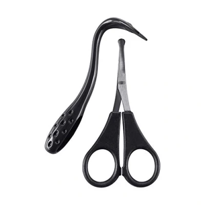 Image of Mikki Dog, Cat Ear and Face Grooming Care Set Scissors Comb for Face, Ear, Nose Paw