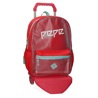 Image of Pepe Jeans Cristal Backpack with Trolley Multicoloured 31x42x17.5 cm Polyester and PVC 22.79L