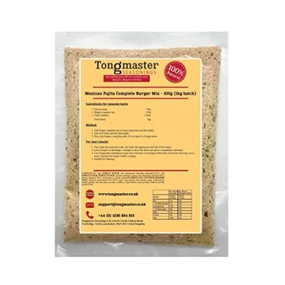 Image of Mexican Fajita Complete Burger Mix 100g (1kg batch)