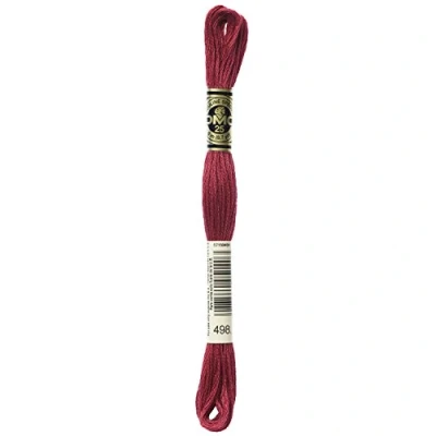 Image of DMC Amazon 3 Skein Pack Embroidery Floss, Cotton, Dark Red