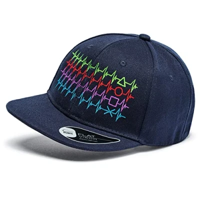 Image of minifan Children&#039;s Gamer Cap: Pulsschlag Baseball Cap for Boys Children Cap, navy, One Size