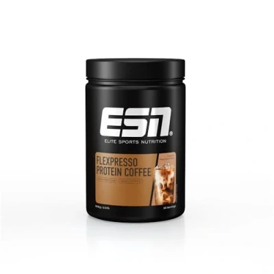 Image of ESN Flexpresso Protein Coffee, Hazelnut Macchiato, 908 g, 2 lbs, 30 Servings Whey Powder with Real Made in Germany, Laboratory Tested
