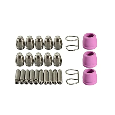 Image of RIVERWELD WSD 60P P60 Plasma Cutter Torch Pilot ARC Consumables KIT &amp; Tips 0.9mm 40Amp 25pcs