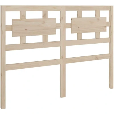 Image of vidaXL Bed Headboard 155.5x4x100 cm Solid Pine Wood