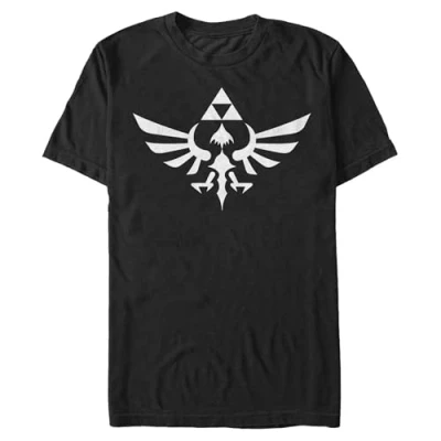 Image of Nintendo Men&#039;s Triumphant Triforce T Shirt, Black, XL