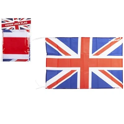 Image of PMS Union Jack flag Queens Jubilee Fabric British world cup 30 Inch x 20 banner decor paryware