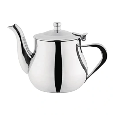 Image of Olympia Arabian Tea Pot Stainless Steel 18Oz Infuser for Better Experience