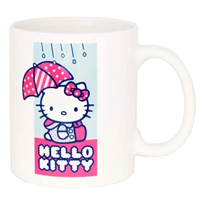 Image of Promo Dis Hello Kitty Rainy Days Mug / Coffee Cup Gift Statement 320 ml