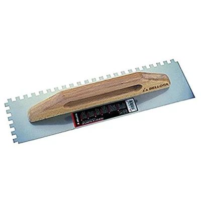 Image of Bellota 5875 10 Castle Trowel or Comb, Wood Handle