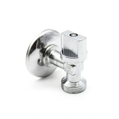 Image of DOJA Barcelona Device valve, 1/2 inch x 3/4 M, chrome plated brass angle universal shut off valve: valve washing machines, cistern, washbasin, water connection, dishwasher, drain