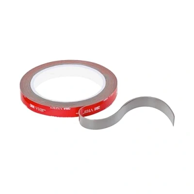 Image of Dpm tapes 3M VHB Universal Double Sided Acrylic Foam Tape Waterproof High Temperature Outdoor Indoor Decoration LED Strip Car Home Office (12 mm x 3 m)
