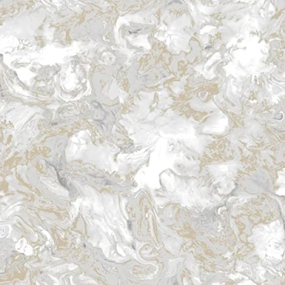 Image of Muriva Elixir Marble Wallpaper Grey/Gold Metallic 166506