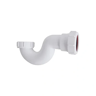 Image of Milano Bathroom 1 1/2&quot; Inlet and Outlet Plastic Bath Trap with 19mm Water Seal