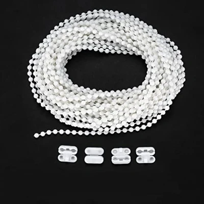 Image of Zhenle Roller Blind and Roman Shade Beaded Chain Cord White Plastic Repair (5M)