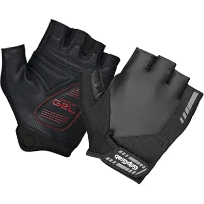 Image of GripGrab ProGel 4mm DoctorGel Padded Short Finger Summer Cycling Gloves Comfortable Cushioned Fingerless Bike Glove