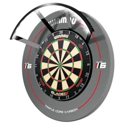 Image of WINMAU Polaris 120 Degree Dartboard Lighting with Magnetic Clamp (Warm White)