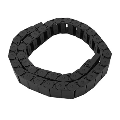 Image of 15mm x 30mm Black Nylon Cable Drag Chain 1M Length Wire Carrier for CNC Engraving Router Machine Accessory