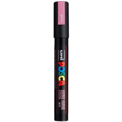Image of Uni Ball Posca PC 5M Medium Bullet Tip Marker Metallic Pink