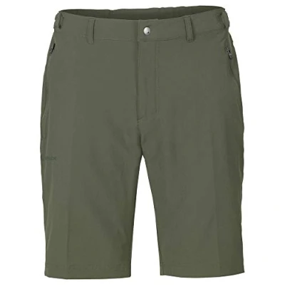 Image of VAUDE Farley 40375 Men&#039;s Trousers Stretch Bermuda Cedar Wood Size 18