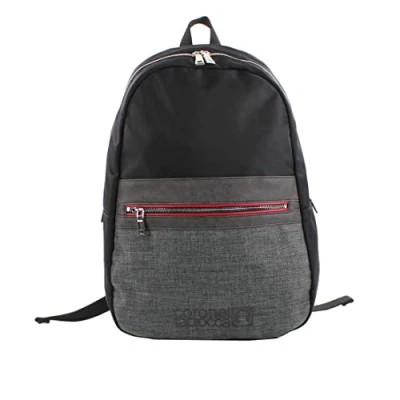 Image of Coronel Tapiocca Men&#039;s Red Backpack, Black (Negro), 15x30x43 Centimeters (W x H L)
