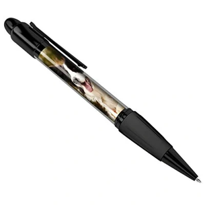 Image of DV DESIGN Beautiful Border Collie Dog Art Print Black Ballpoint Pen Student #15553