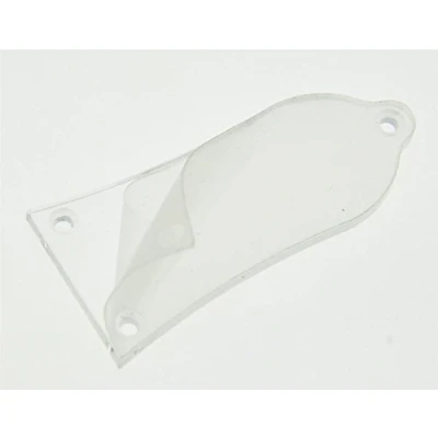 Image of KAISH Clear 1 Ply Plastic Blank Guitar Truss Rod Cover 3 Hole for Epiphone Style Les Paul LP Transparent