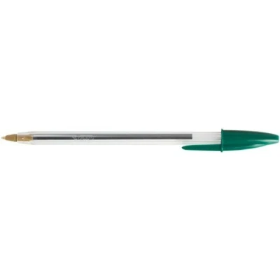 Image of Bic 8373629 Cristal Ball Pen Medium 10mm Green (PK50)