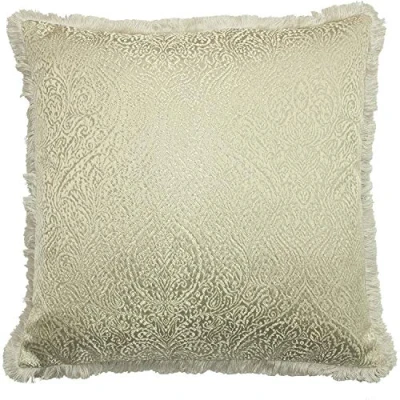 Image of Paoletti Coco Cushion Cover, Ivory, 50 x 50cm