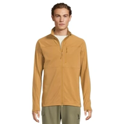 Image of Fjallraven 86971 232 Abisko Lite Fleece Jacket M Men&#039;s Buckwheat Brown Size S