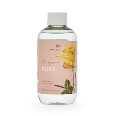 Image of Wax Lyrical Homegrown Collection Rose Scented Reed Diffuser Refill 200ml