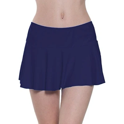 Image of FLYILY Women&#039;s Sports Swim Shorts with Adjustable Drawstring Mini Boyshorts Bikini Swimwear Tankini Bottoms