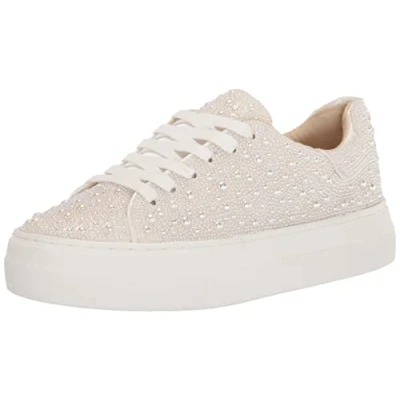 Image of betsey johnson Women&#039;s Sidny Sneaker, Pearl, 5.5