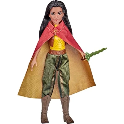 Image of Disney Raya Fashion Doll with Clothes, Shoes, and Sword, Toy Inspired by Disney&#039;s the Last Dragon Movie