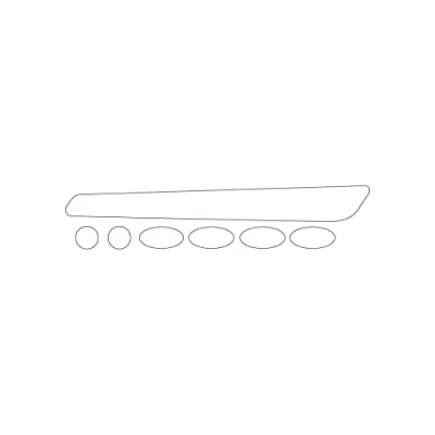Image of BBB BBP 50 Bikeskin Frame Protectors Clear