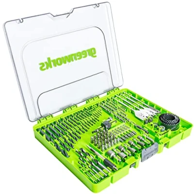 Image of Greenworks Drill and Screw bits (extensive Set of 90 Pieces Pick Click Suitable for All Drills Cordless Screwdrivers)